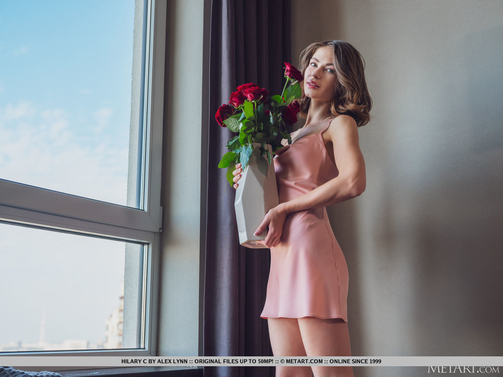 MetArt presents Hilary C - Morning Flowers
