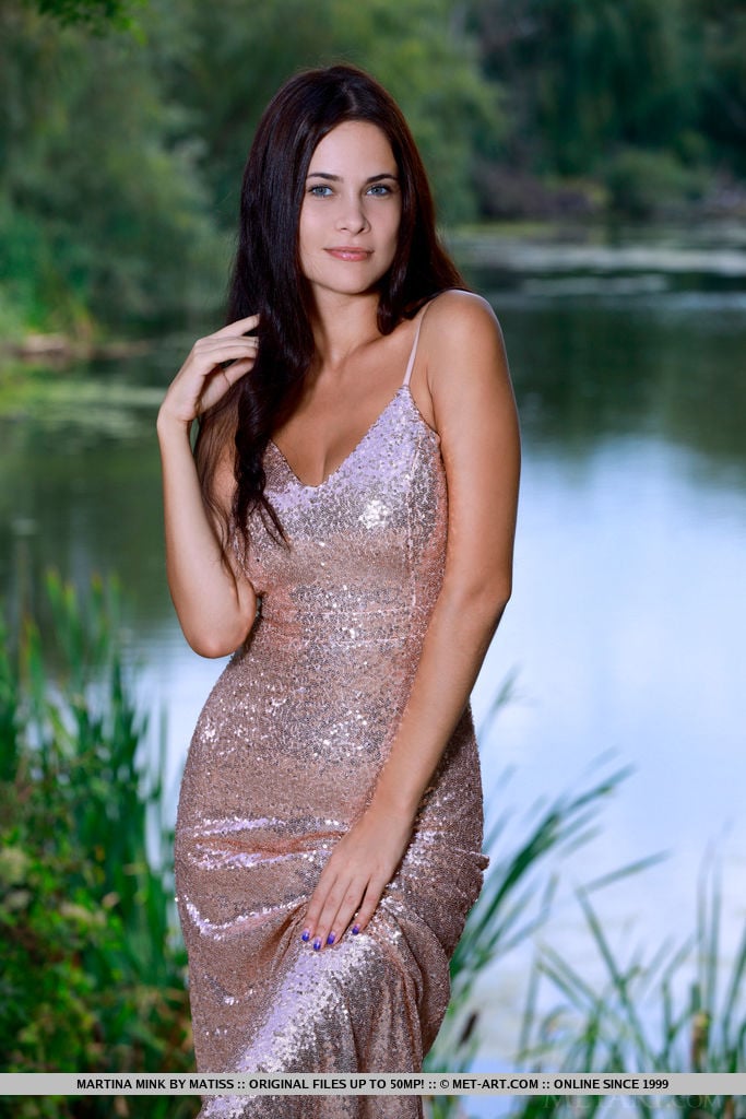MetArt presents Martina Mink - Gown In Nature