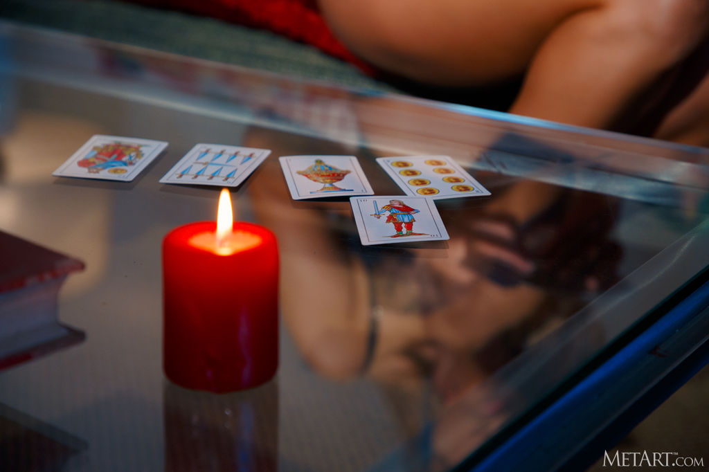 Ellie Luna Sets The Seductive Mood By Lighting Candles