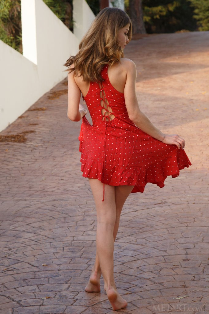 Nedda A - Sizzling hot in and out of her sexy red dress