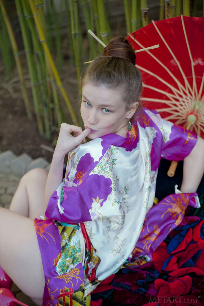 Emily Bloom - Petite cutie has some naked fun while on vacation