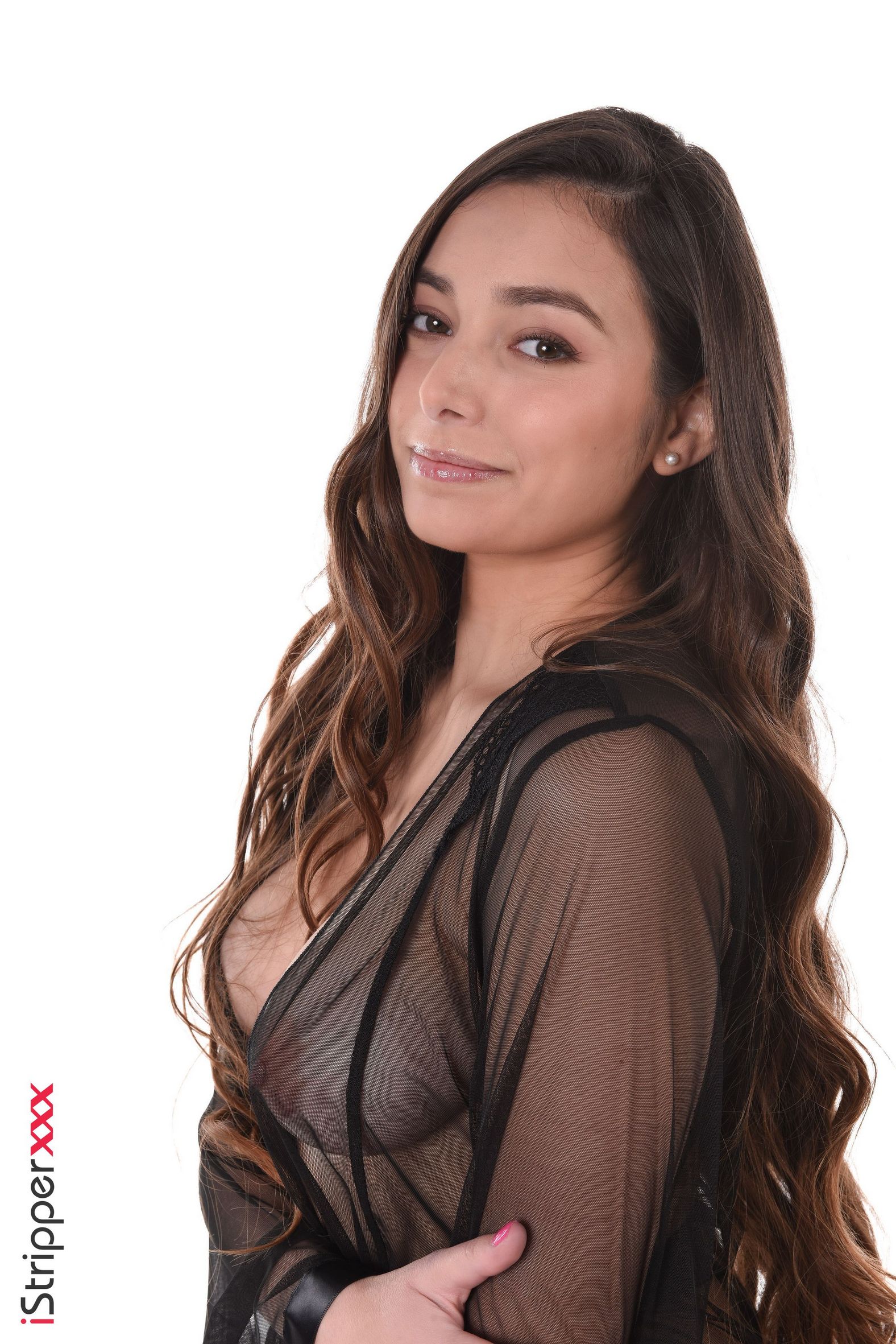 Shelena In Sexy Black Lingerie - IStripper