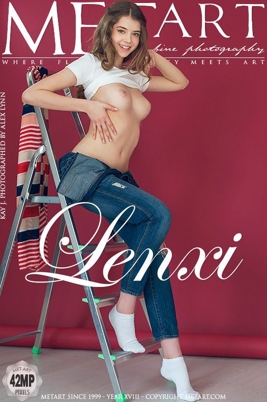 Kay J - A quick photo shoot at the studio with teen in tight jeans