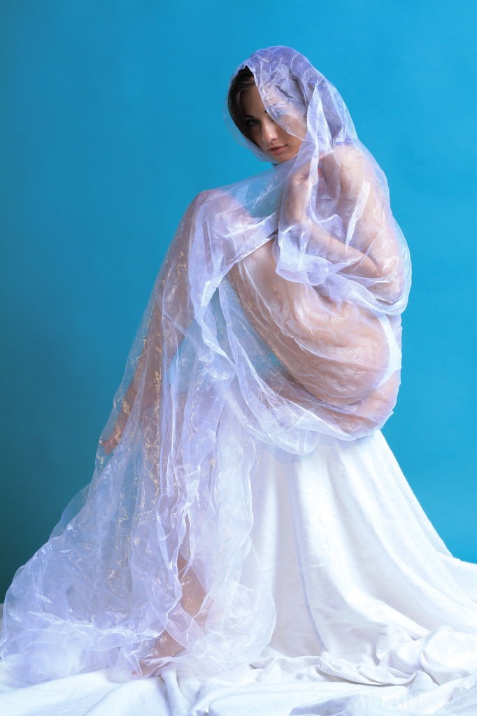 Michaela Isizzu - Artistic photo shoot featuring a babe in white lace