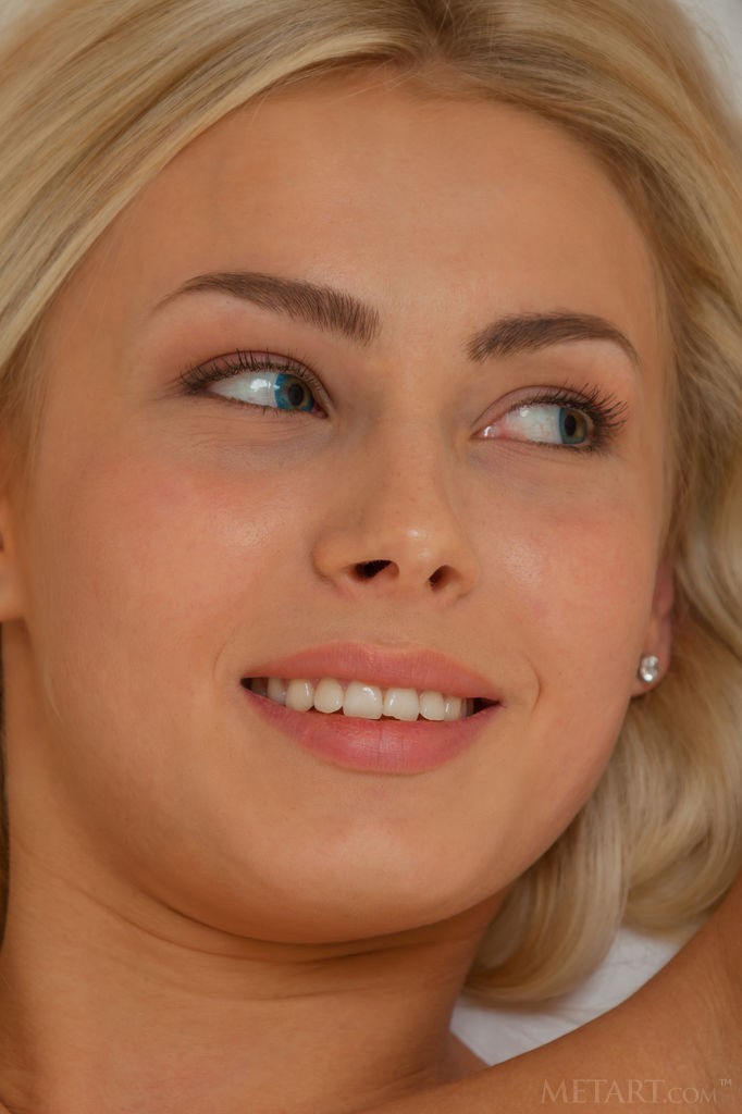 Skylar - Intense blue eyes on this perfect blonde teen angel babe