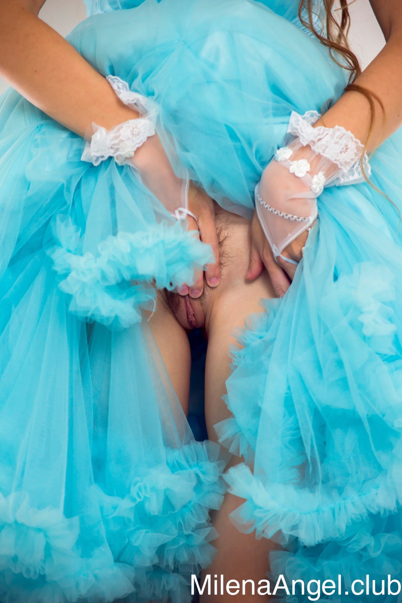 Petite teen Milena Angel is out of this world