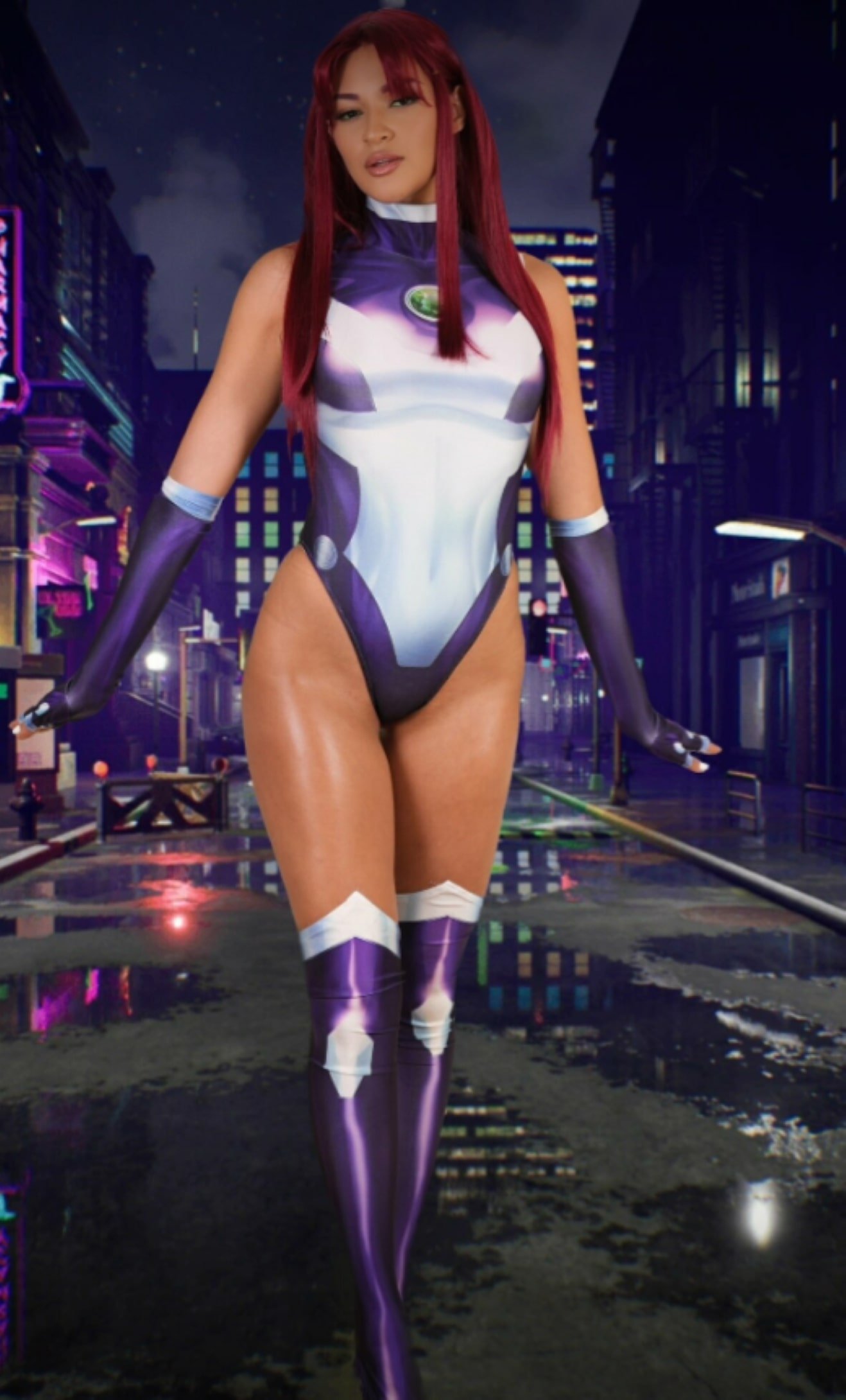 Gizelle looks amazing as she presents her bombshell figure bubble butt